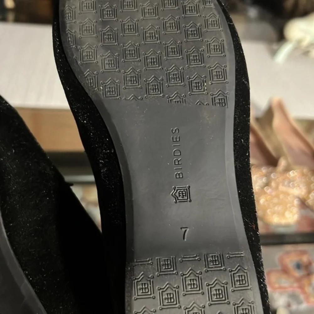 Black Velvet Flats size 7